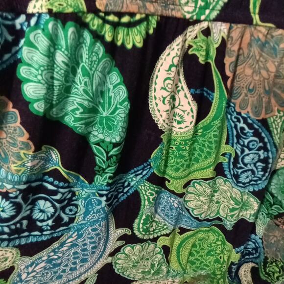 New Directions Tank Maxi Dress Paisley Print NWT Sz. LG. Festival Hippie Beach - Picture 3 of 9